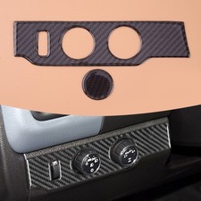 Carbon Fiber Headlight Switch Trim Fits For Chevy Colorado GMC Canyon