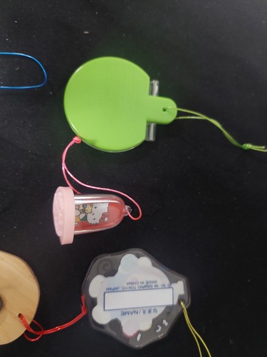 5 Vintage 90's Sanrio Hello Kitty Badtz Maru Pekkle Monkichi Trinket japan - Picture 3 of 3