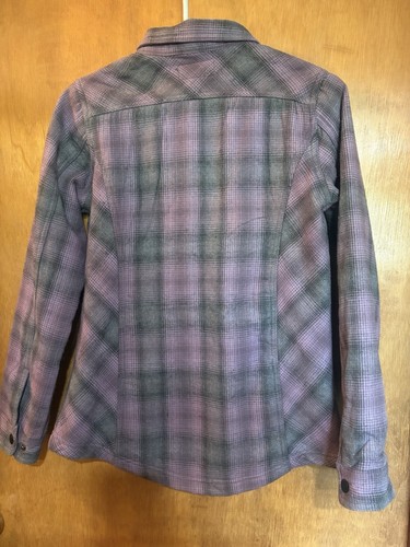 Chaqueta Abrigo Chaqueta A Cuadros Púrpura Noble Outfitters Talla S - Imagen 2 de 3