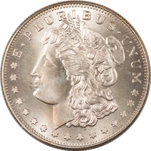UNKNOWN YEAR, 1 OZ .999 FINE MORGAN DOLLAR-STYLE SILVER ROUND - B.U.