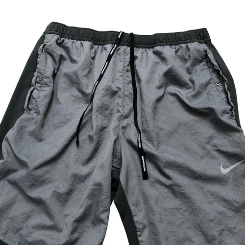 Nike Therma Essential Running Pants Mens Size L Ankle Zip Drawstring Gray - Picture 3 of 8