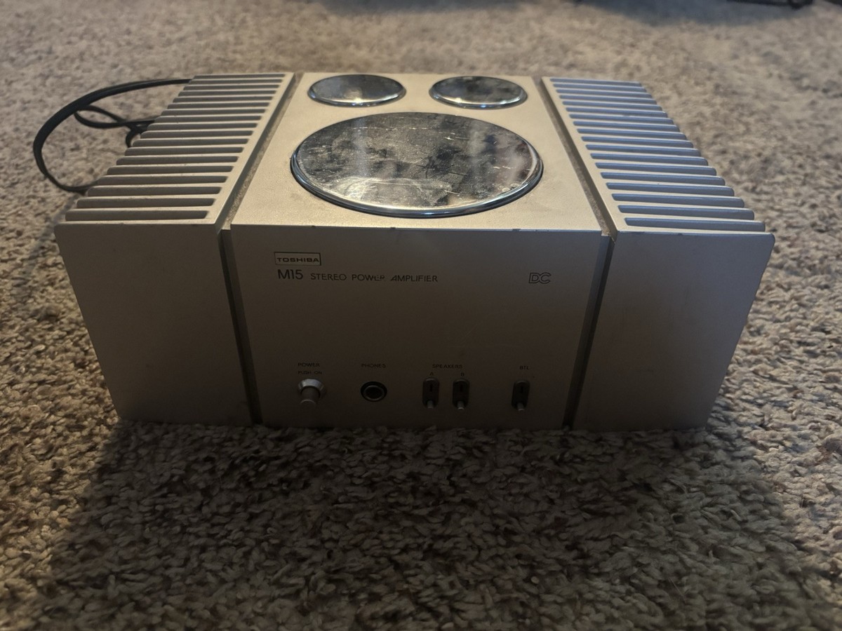 AUREX ステレオパワーアンプ SC-M15 Toshiba Aurex SC M-15 Stereo Power Amplifier | eBay