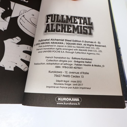 Fullmetal Alchemist Steel Edition 1-3 Lot Manga Kurokawa Hiromu Arakawa Francais - Bild 16 von 23