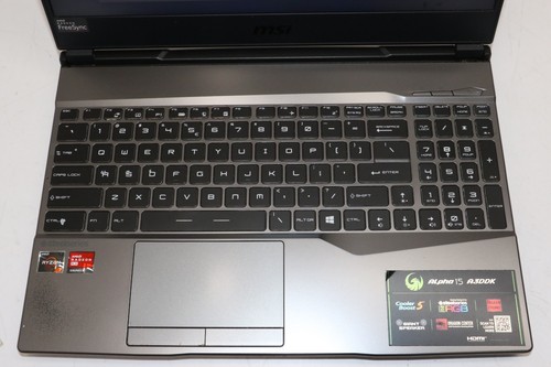 Portátil MSI Alpha 15 A3DDK Ryzen 7 3750H 16 GB RAM 512 GB SSD - Negro - Imagen 5 de 24