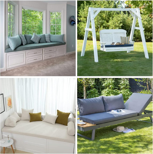 Cuscino Panca Dimensioni Personalizzate, per Mobili Da Interni/Esterni, Giardino - Foto 2 di 12