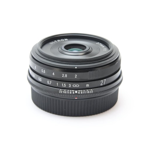 Voigtlander ULTRON 27mm F/2 Black (for Fujifilm X mount) #432