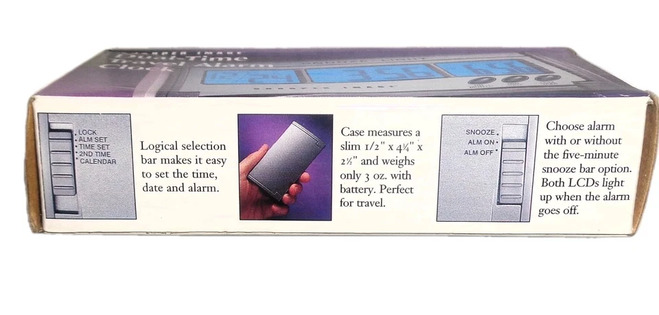 Juego de 2 Radio Despertador Portátil Imagen Más Nítida - Chupete de Viaje 20 Nuevo y Usado Foto 4 de 4