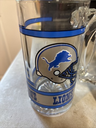 (2) Vintage Detroit Lions NFL Bierstein nie benutzt neu - Bild 2 von 5