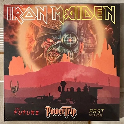 Iron Maiden The Futur PowerTrip Past Tour 2023 - 2 CD - BXP06102023 - Europe - Photo 1/2