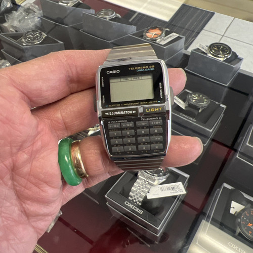 USED CASIO (1253) DBC-300 DATA BANK DIGITAL WATCH FOR(PARTS & REPAIRS)defective! - Picture 1 of 14
