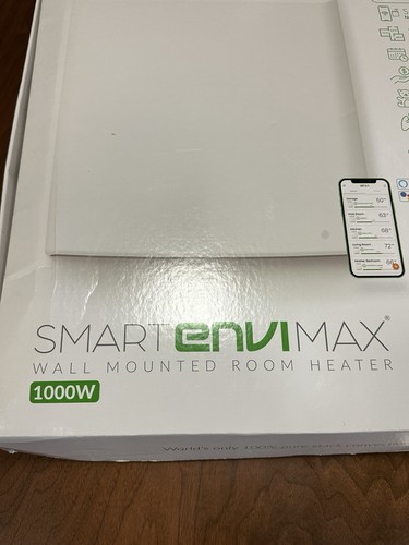 Smart EnviMAX 1000W Wi-fi Plug-in Electric Wall Heater Energy Efficient - Picture 4 of 10