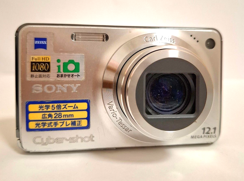 SONY Cyber-shot DSC-W270 Silver Digital Camera Tested w/ Charger Japanese only - Picture 13 of 17