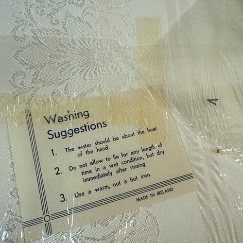 Liddells Irish Linen Tablecloth 52 X 52 & Serviettes Set – New In Box Rayon - Bild 8 von 15