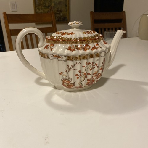 Copeland Spode India Tree Teekanne gebogener Ausguss 6” x 10” England NEUWERTIG - Bild 3 von 17