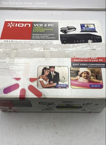 ION Black USB 2.0 Analog To Digital VCR 2 PC Video Conversion System