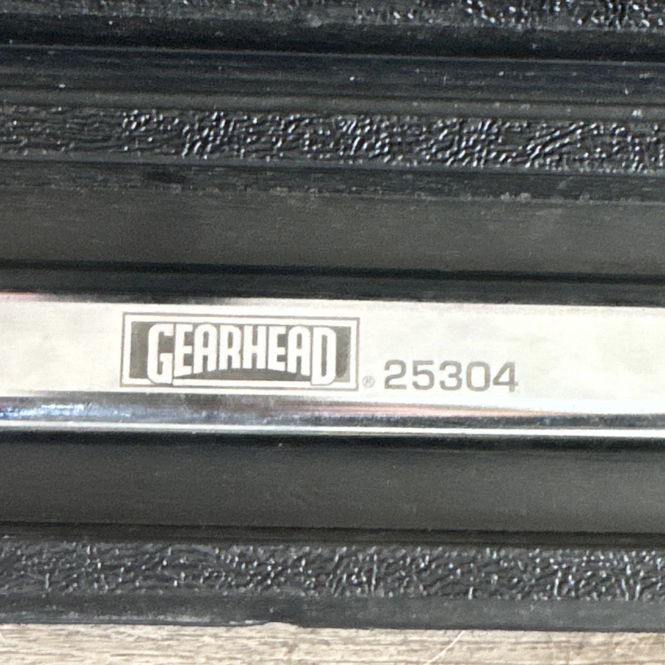 gearhead torque wrench #25304 Gear Head W/ Black Case 1/4” Drive Heavy Duty - Image 3 of 4