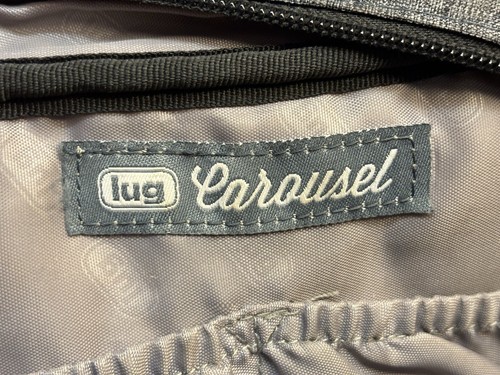 Lug Carousel Crossbody Travel Belt Bag Gray RFID #4723 - Picture 9 of 12