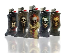 Toker Poker Lighter Sleeve Smoking Tool Bic - HALLOWEEN - 5 Designs Available!