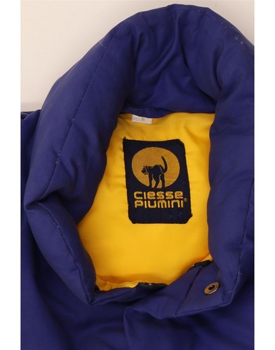 CIESSE PIUMINI Mens Padded Jacket UK 38 Medium Blue Cotton DM20 - Picture 4 of 4