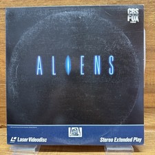 Aliens Movie (Laserdisc 1986) LD Stereo Extended Play 2 Discs Videodisc Tested
