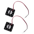 2X DC 12V 0.1A 2 Caso Pin PC CPU Cooler Ventola di Raffreddamento 40 mm x 42660