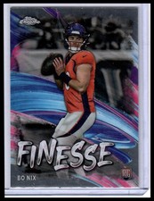 2024 Topps Chrome #F-4 Bo Nix Finesse