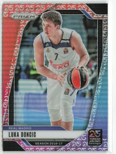 2024-25 Prizm Euroleague Luka Doncic #47 25th Anniversary