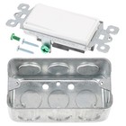  1 Setzen Sie Rocker Light Switch 3-Wege-Schalter Wandleuchten Schalter