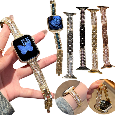 For Apple Watch Series 10 9 8 7 6 5 4 3 Ultra Bling Diamond  display picture 1