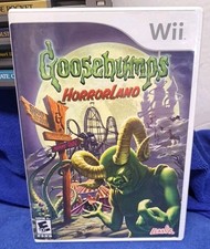 Goosebumps: HorrorLand Nintendo Wii 2008 Video Game RL Stine Horror Scholastic