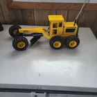 Tonka 112 Road Grader Yellow Pressed Steel 17"