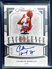 2022-23 Flawless Charles Barkley Excellence Signatures Auto /25 HOF TNT Legend