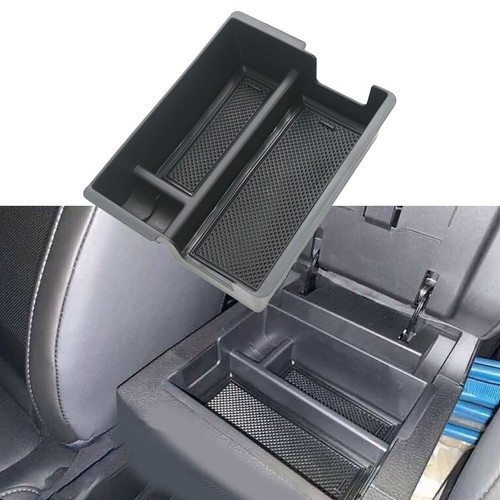 For Isuzu DMax 2021 Convenient Center Console Storage Box in Black Finish - Picture 3 of 8