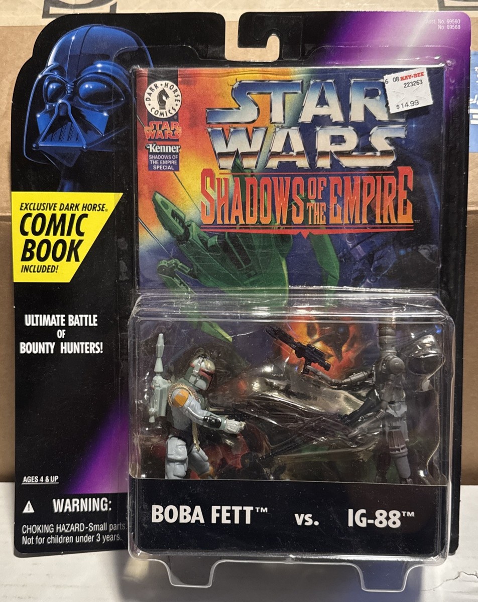 Kenner Star Wars Shadows of the Empire Boba Fett Vs. Ig 88 Kenner Star Wars Shadows of the Empire Boba Fett Vs. Ig 88