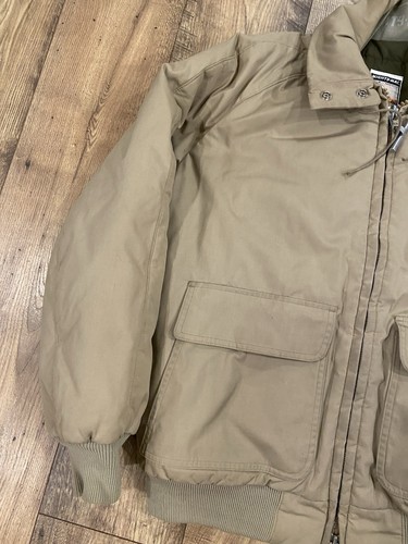Vintage Mighty Mac Bomber Jacket Mens 44 Norsac Goose Down Outdoor Full Zip Coat - Picture 2 of 11