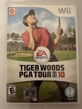 Tiger Woods PGA Tour 10 (Nintendo Wii, 2009) COMPLETE CIB TESTED