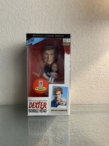 SUPER RARE Comic Con Exclusive Dexter & Harrison Morgan Bobble Head