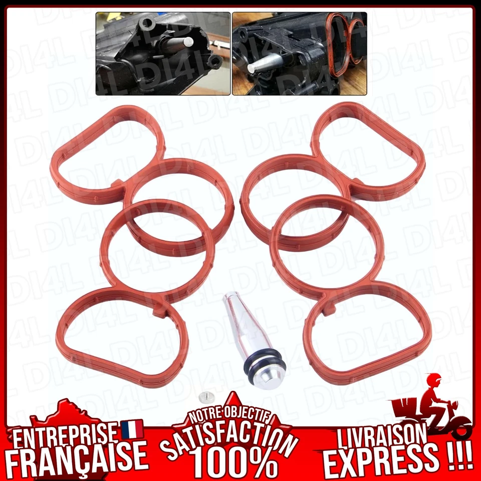 KIT SUPPRESSION CLAPET VOLET COLLECTEUR D'ADMISSION+JOINTS BMW N47 (560) - Photo 1/1