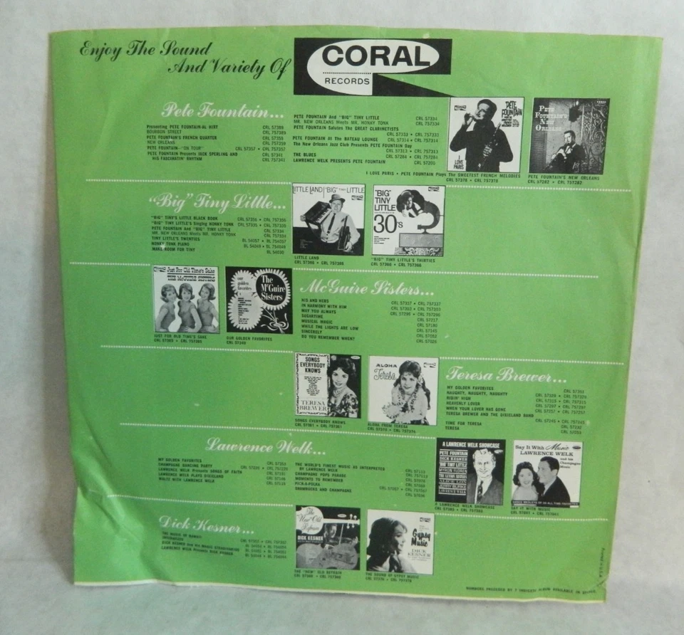 AL HIRT With His All Stars In New Orleans  Coral CRL-757402 Foto 4 de 4