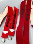 Bundle - Welch Suspenders "Alaska Fisherman" + "Dad's Helper" Red - Made in USA