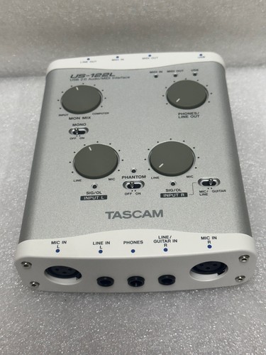 AS IS - Tascam US-122L USB 2.0 Audio/MIDI Interface External Sound Card UNTESTED - Picture 10 of 11