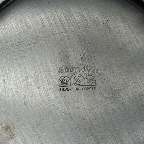 Vintage Sheridan Trophäe Becher versilbert Champagner Kühler Eiskübel - LESEN - Bild 9 von 15