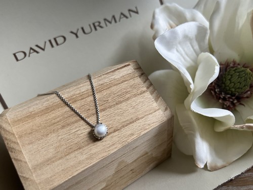 DAVID YURMAN Sterlin Silver Petite Chatelaine Pearl Necklace - Picture 21 of 24
