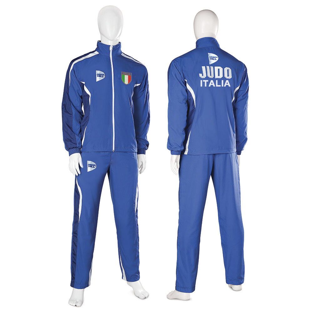 TUTA SPORTIVA JUDO ITALIA verde HILL BLU CERNIERA TRAINING GIACCA AZZURRA SPORT TUTA SPORTIVA JUDO ITALIA verde HILL BLU CERNIERA TRAINING GIACCA AZZURRA SPORT