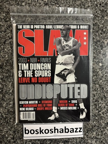 SLAM Magazine #72 Tim Duncan September 2003 San Antonio Spurs No Label - Bild 5 von 6