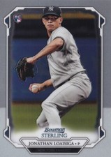 2019 Bowman Sterling JONATHAN LOAISIGA BSR-64 Base New York Yankees NY Rookie RC