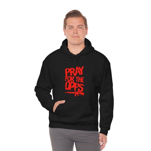 Sweat à capuche Pray For The Opps | Rap Chicago Chiraq Drill Music Trap Rapper Hip-hop - Photo 7 sur 10