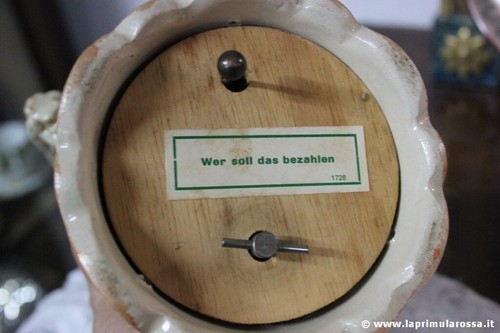 Boccale da birra in ceramica tedesco vintage carillon con coperchio bicchiere - Picture 6 of 7