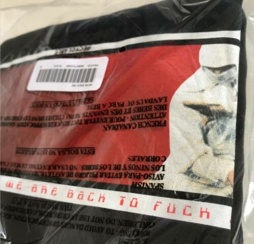SS19 We're Back Black tee size XL T-shirt Samurai New And Unopened - Picture 4 of 6