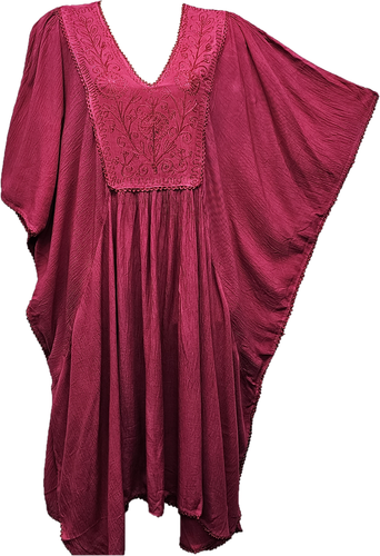 Plus Kaftan Holiday Summer Viscose Tunic Beach One Size 16 18 20 22 24 26 28 30 - Picture 6 of 92